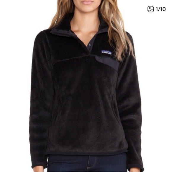 Patagonia Jackets & Blazers - Patagonia Snap-T Pullover Fleece size Small Black color
